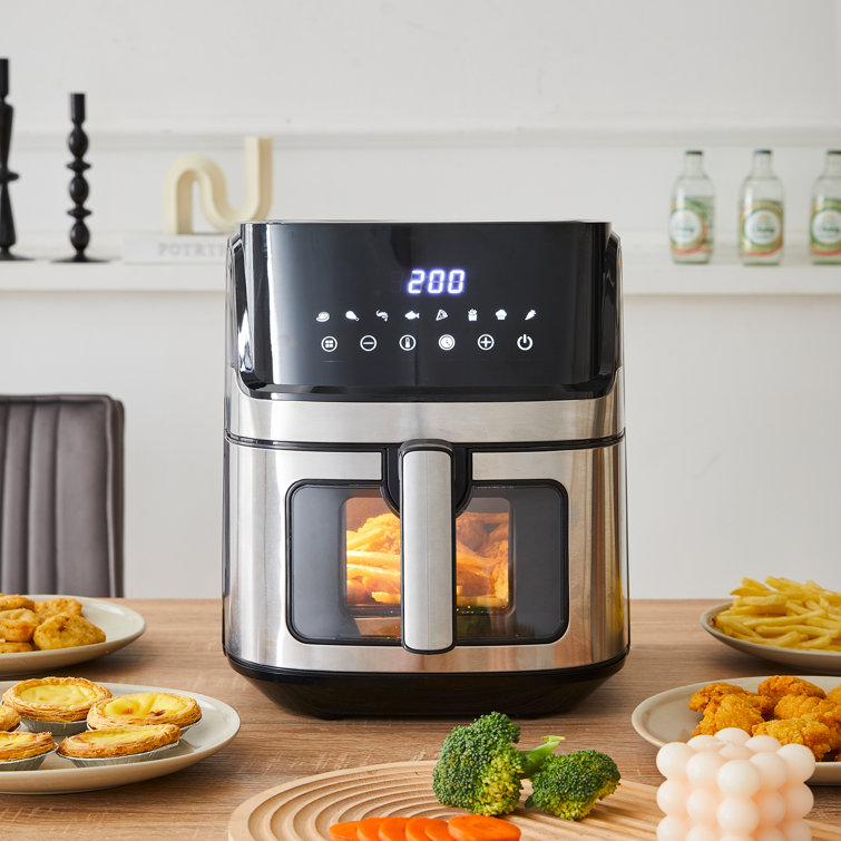 Belfry Kitchen 6.5L Digital Air Fryers, 1700W Air Fryer With 8 Presets